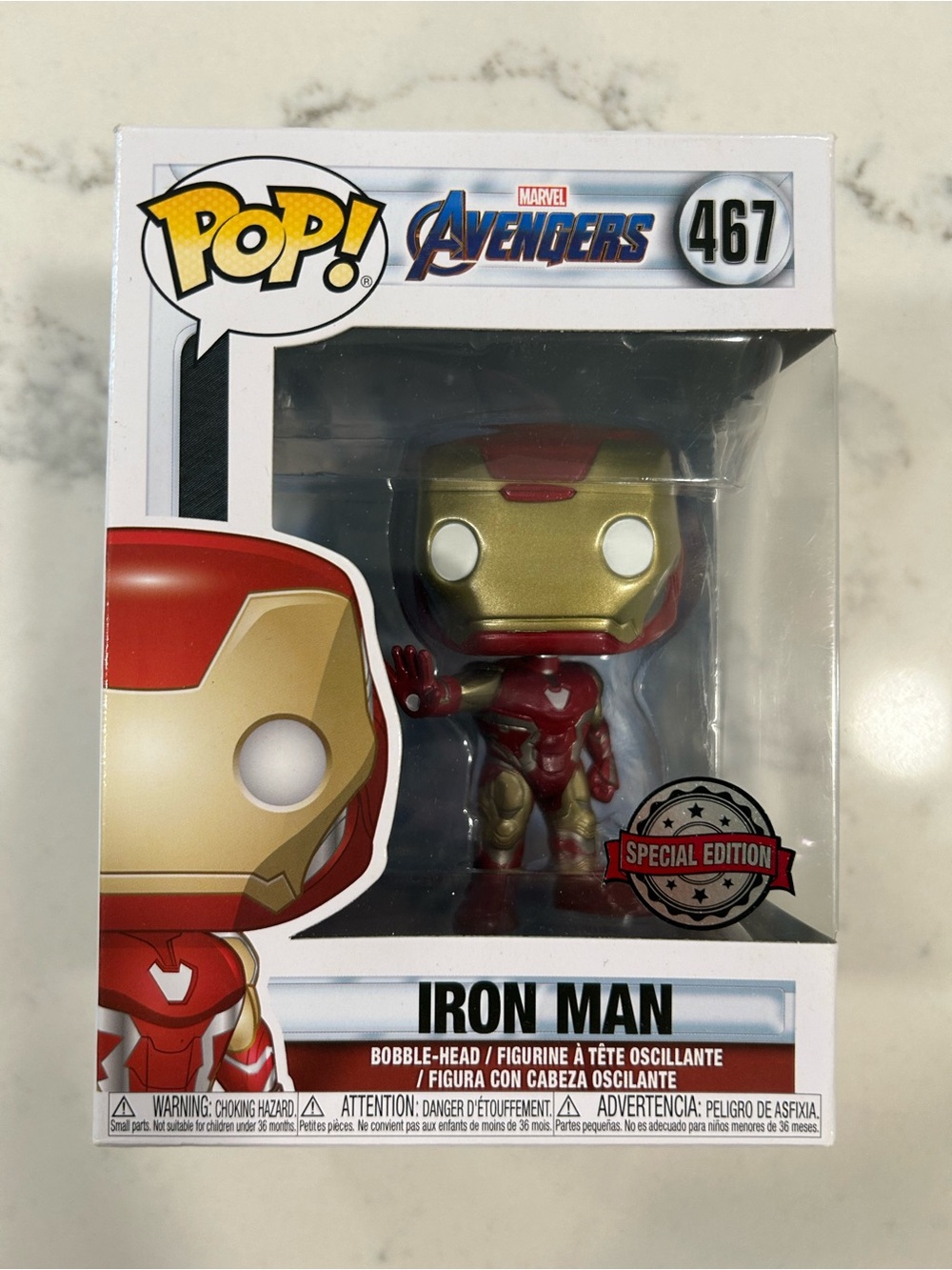 Marvel Avengers Iron Man Special Edition #467 Funko Pop